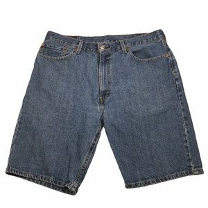 Levi’s 505 blue denim jean shorts